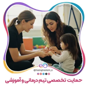 لایه سوم حلقه تخصصی؛ تیم درمانی و آموزشی Third Layer The Specialist Circle