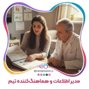 نقش ۱ «مدیر اطلاعات» و «هماهنگ‌کننده تیم» Role 1 Information Manager and Team Coordinator