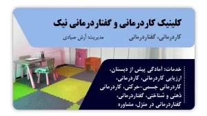 تصویر کاردرمانی و گفتاردرمانی نیک (یزد)