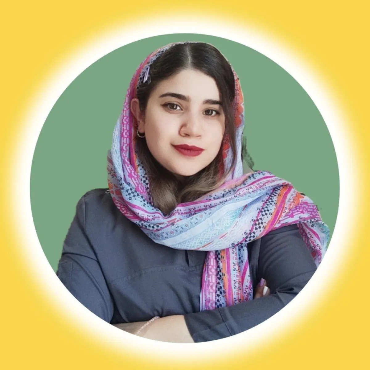 تصویر سمانه حیدری کارشناس فیزیوتراپی